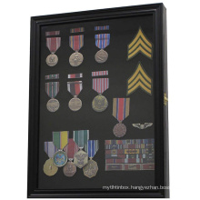 16*24 inches Display Memorabilia Pins Awards Medals Tickets Wooden Shadow Frame